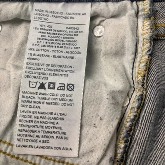 Signature By Levi Strauss Straight Leg Denim Jeans Men’s Jeans Size 40x30 - Picture 8 of 9